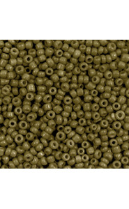 Seed beads 11/0 (2mm) Olive green